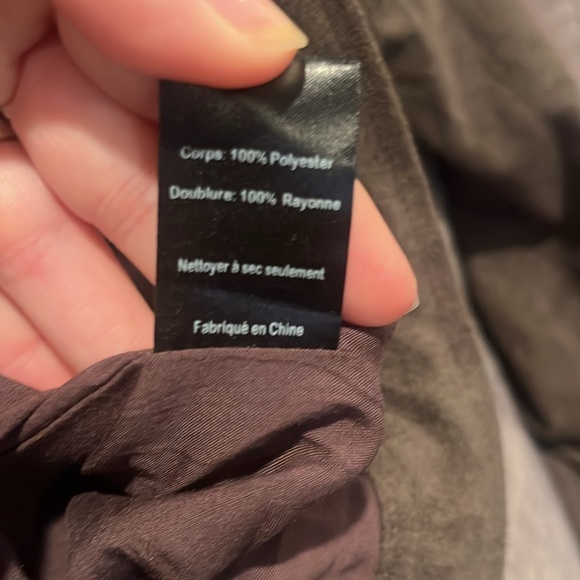 NWT Lulus Catch You on the Flip Side Charcoal Grey Suede Moto Jacket size Small - Picture 11 of 11